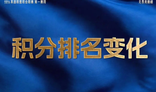 LPL战队排名变化：AL登峰组第一，BLG第二，WBG/JDG各列三四